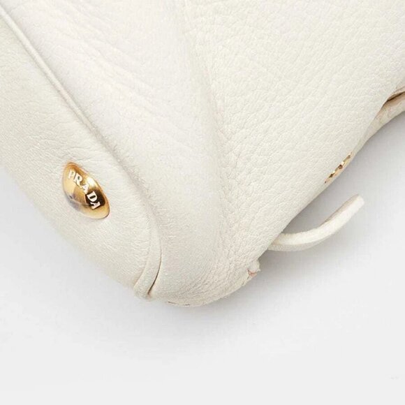 Prada Talco Cervo Leather Large Shopping Tote Bag - Picture 5 of 11